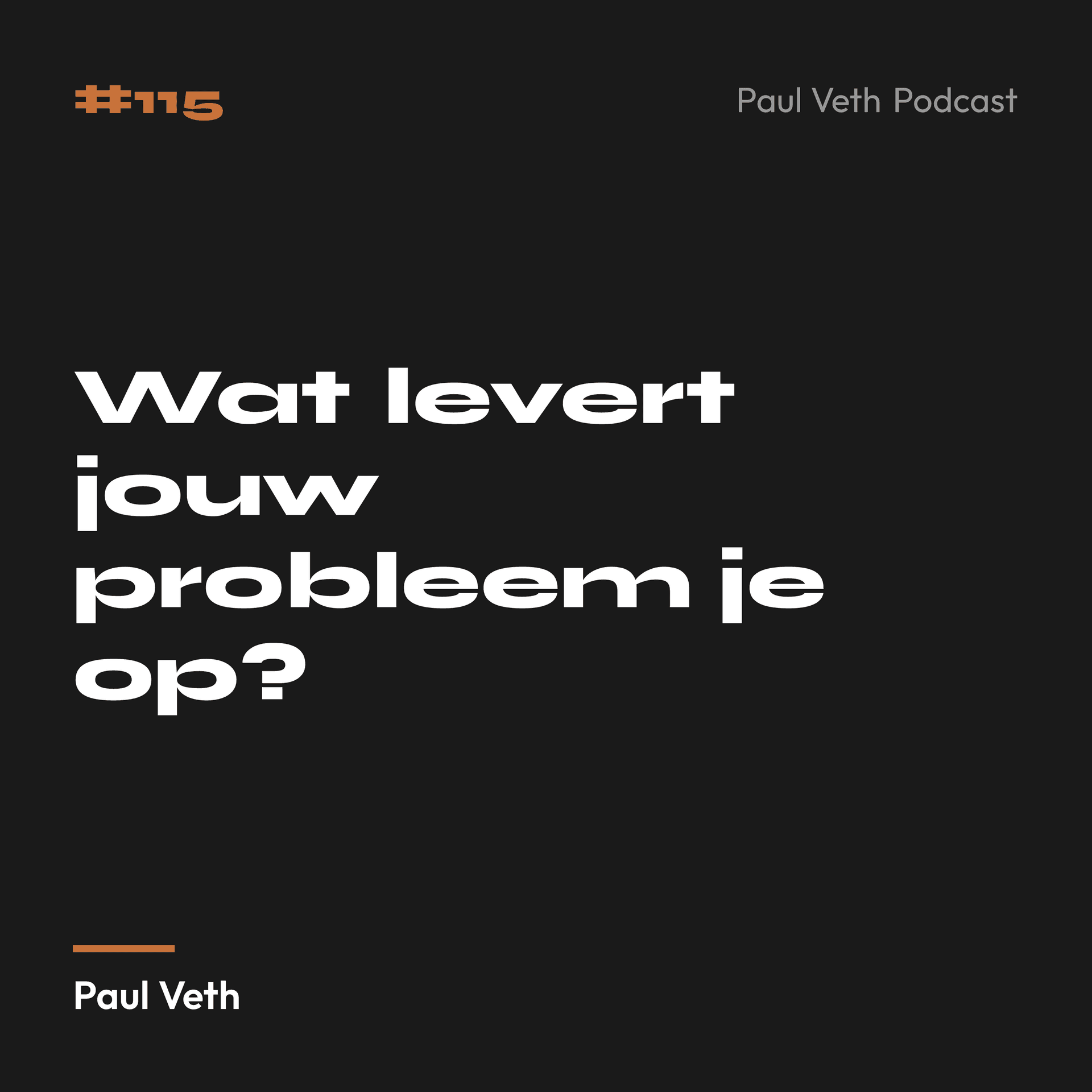 Wat levert jouw probleem je op?