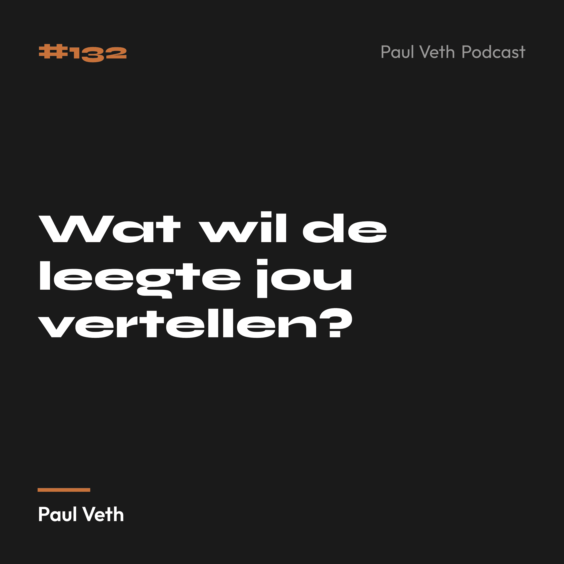 Wat wil de leegte jou vertellen?