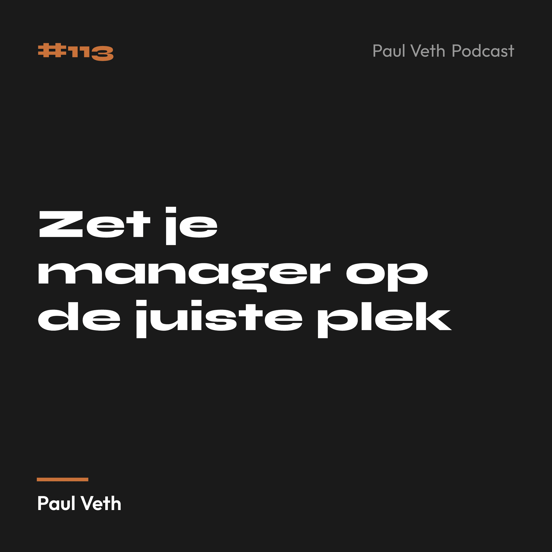 Zet je manager op de juiste plek